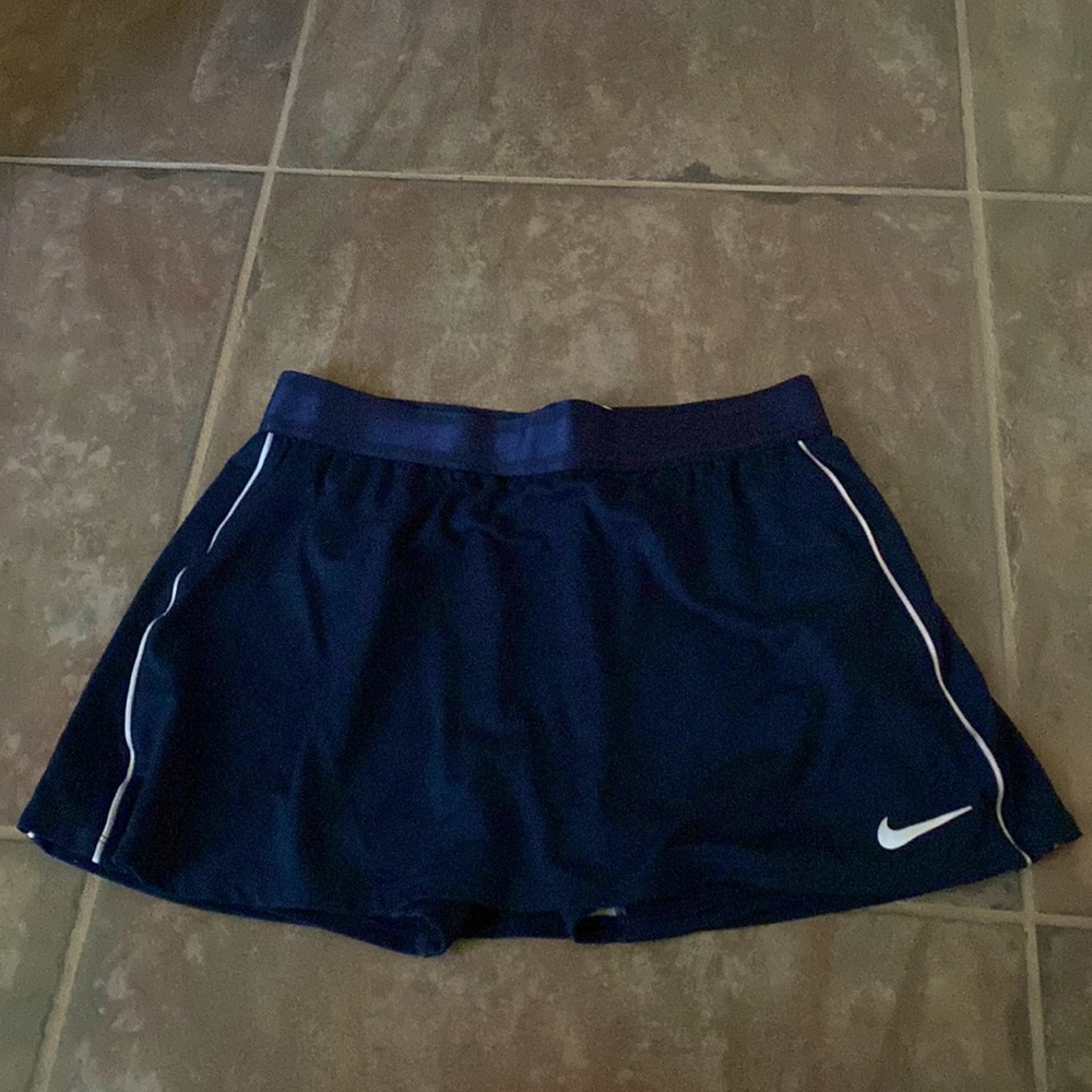 navy blue nike golf skirt